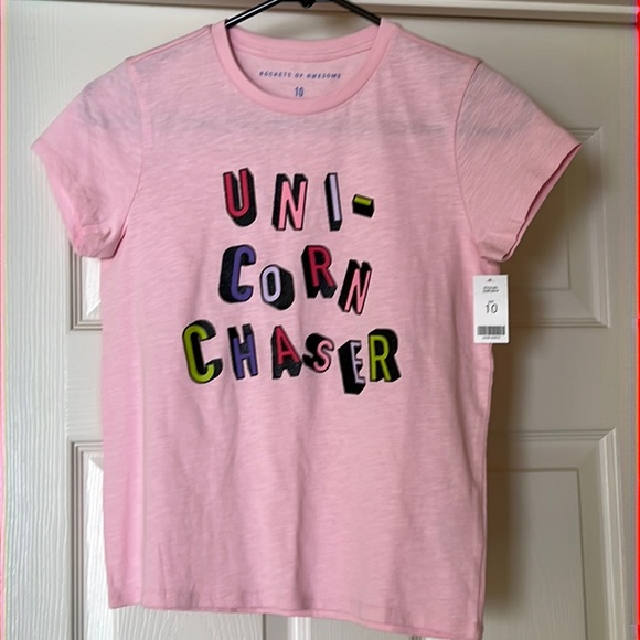 NWT Rockets of Awesome Unicorn Chaser T Shirt - Picture 1 of 2